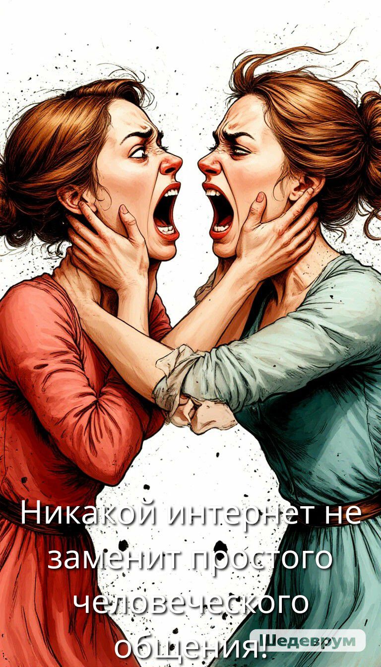 Никакой интернет не заменит простого человеческого общения!