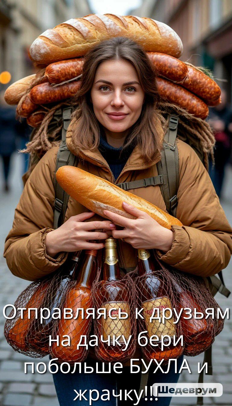 Отправляясь к друзьям на дачку бери побольше БУХЛА и жаркуку!!!