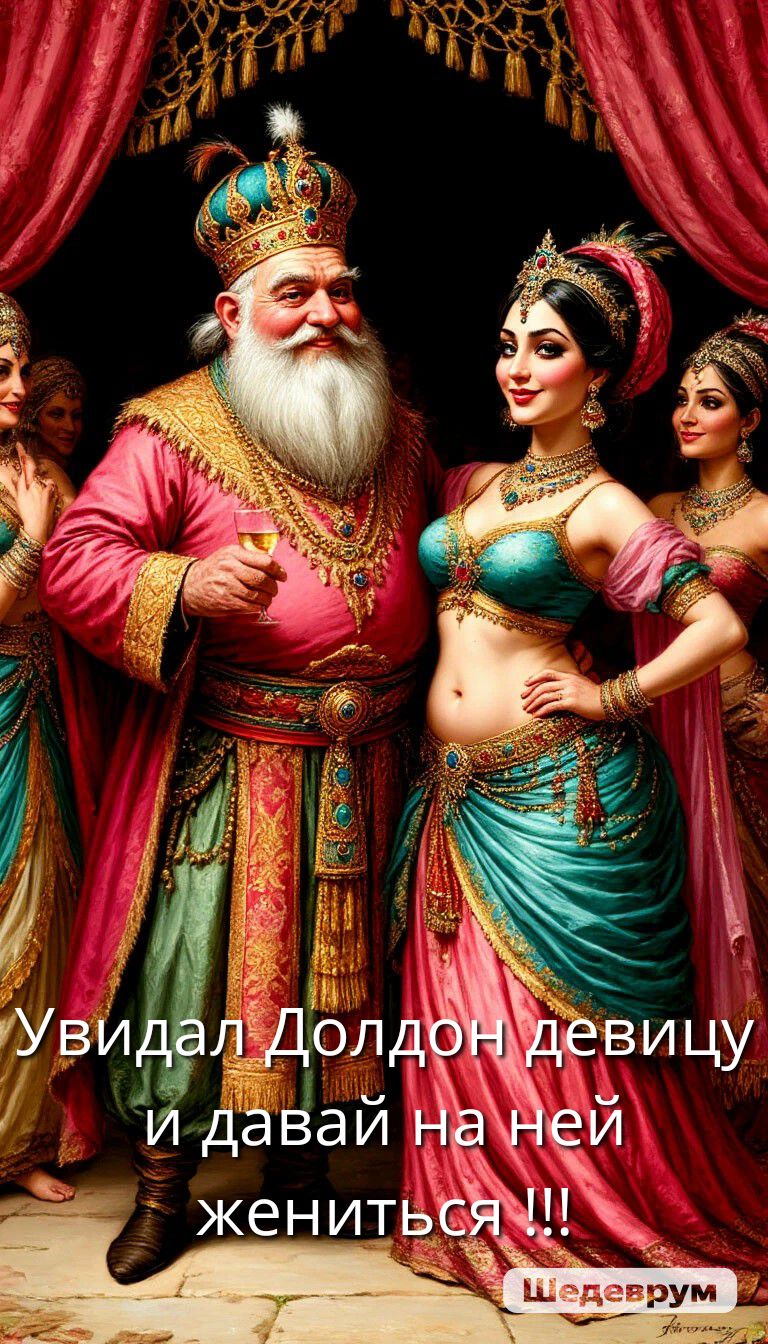 Увидал Долдон девицу и давай на ней жениться !!!
