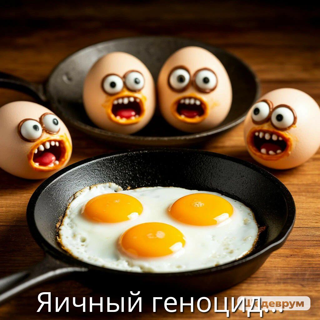 Яичный геноцид...