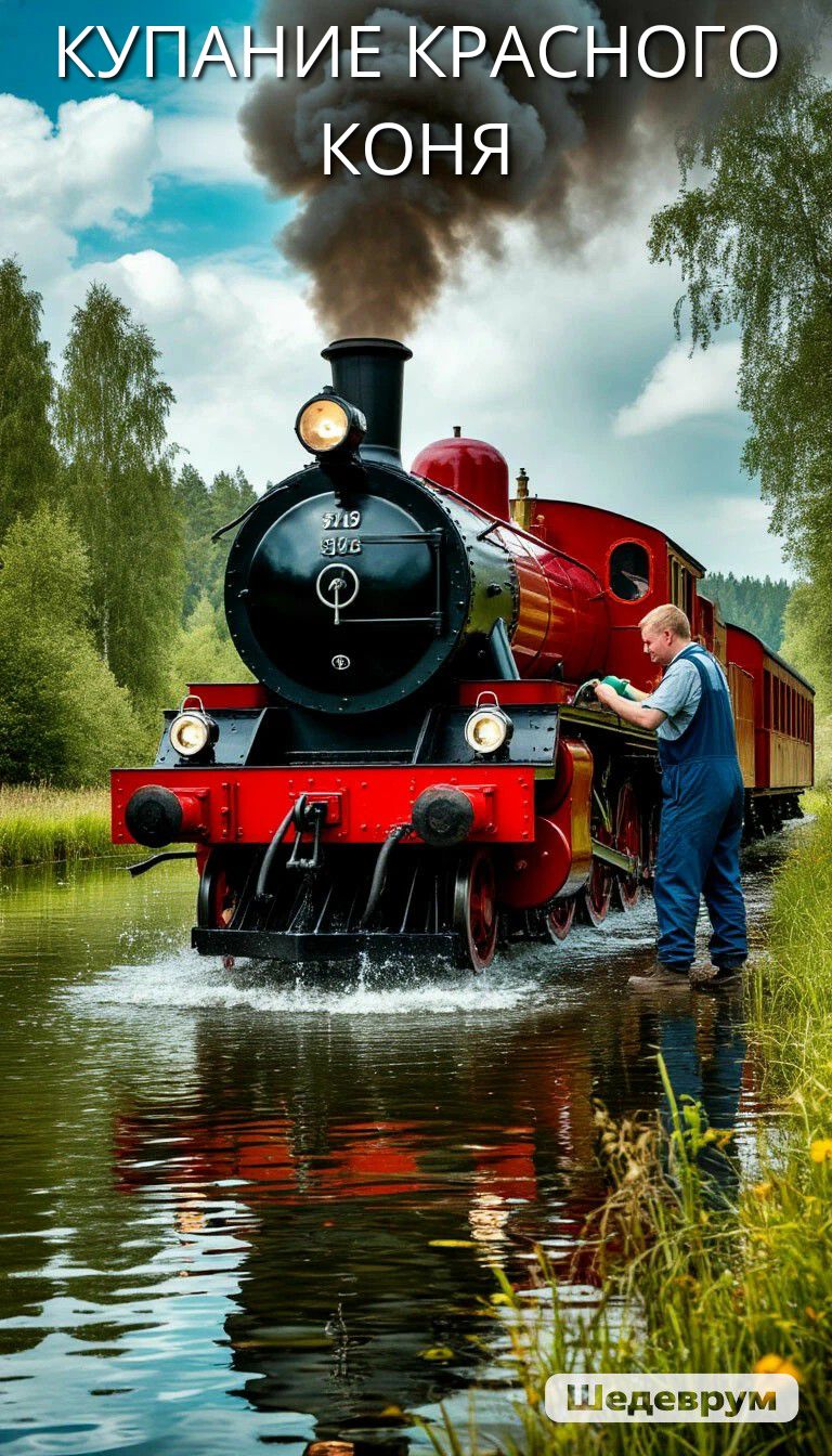 КУПАНИЕ КРАСНОГО КОНЯ