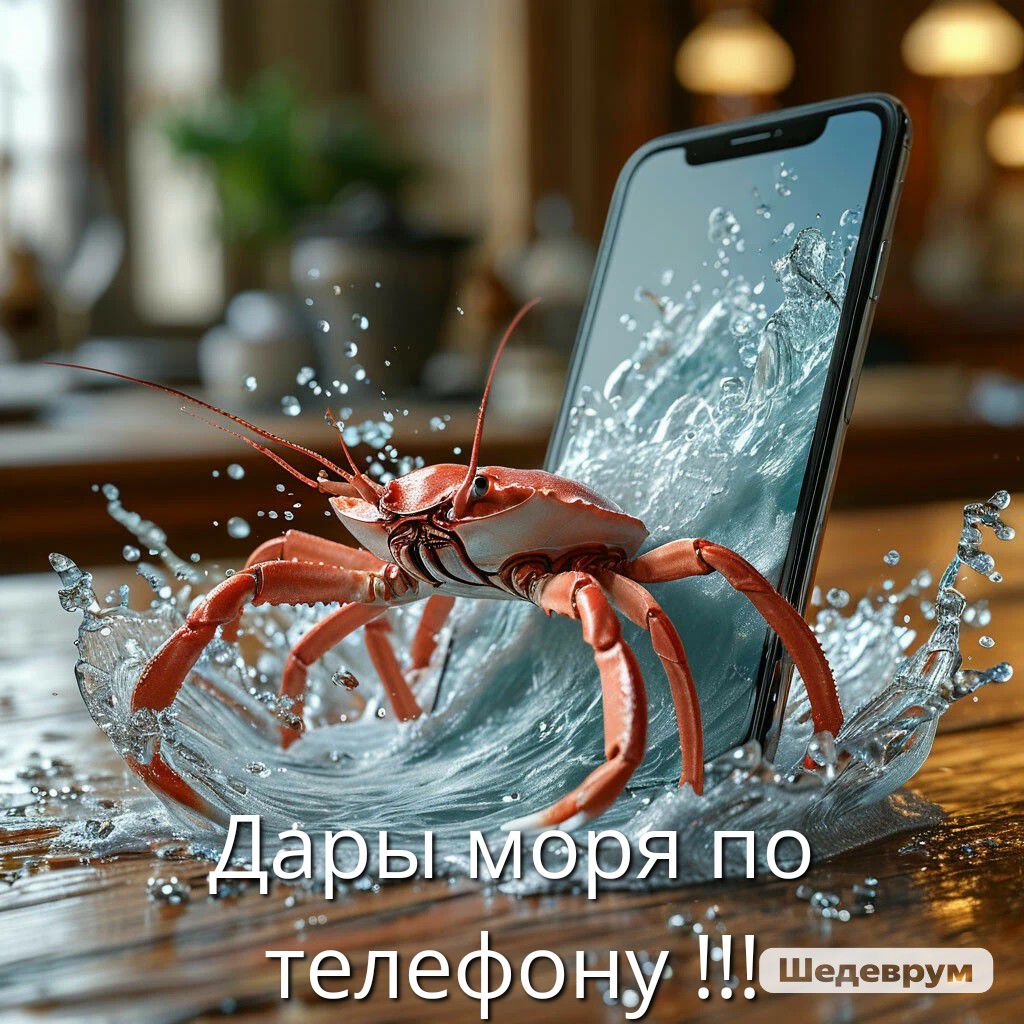 Дары моря по телефону !!!