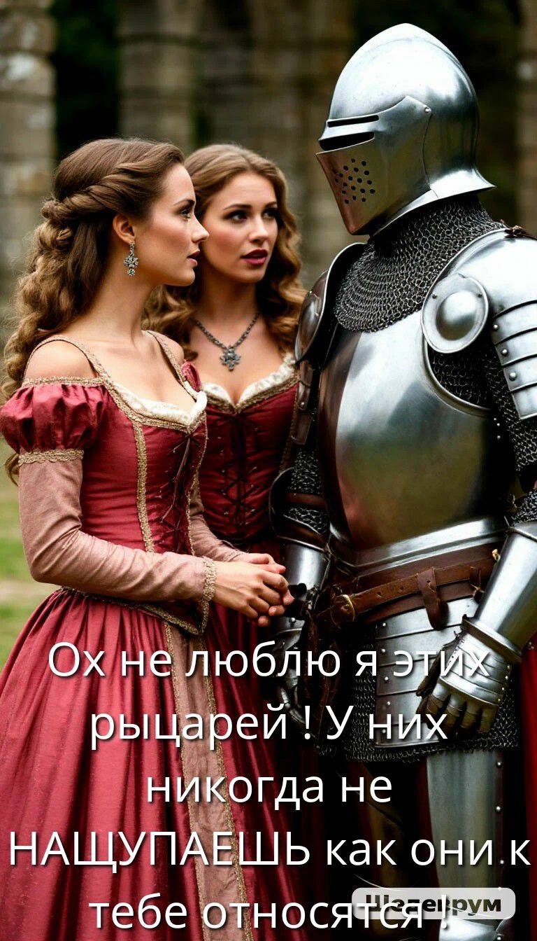 Ох не люблю я этих рыцарей! У них никогда не НАЩУПАЕШЬ как они к тебе относятся.