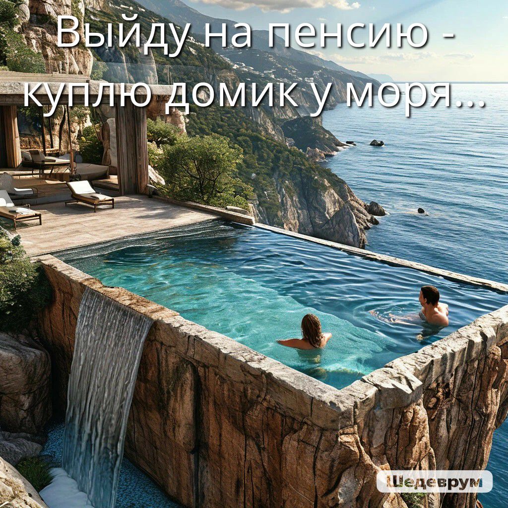 Выйду на пенсию - куплю домик у моря...