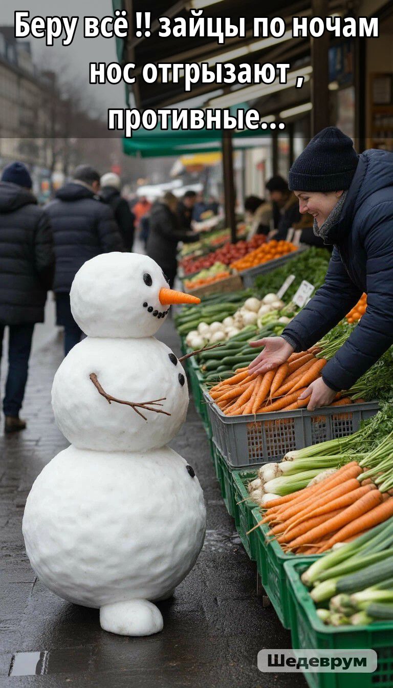 Беру всё !! зайцы по ночам нос отгрызают , противные...