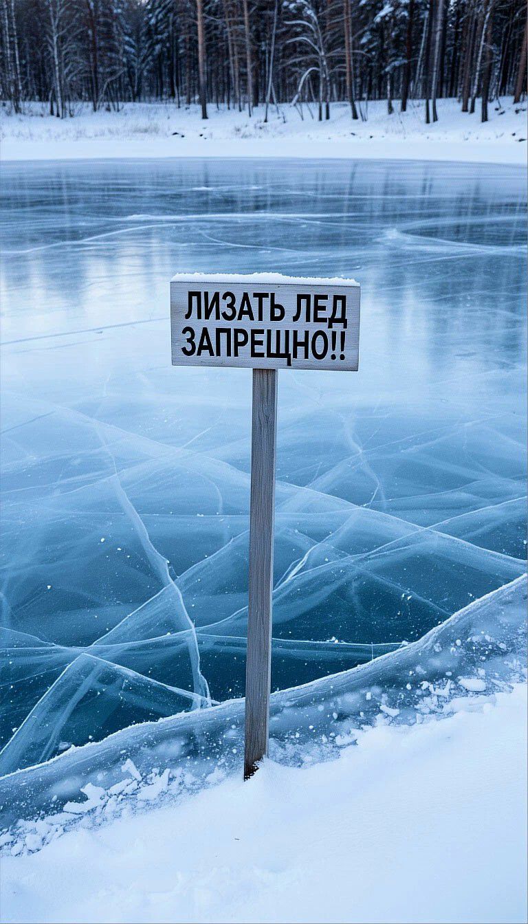 ЛИЗАТЬ ЛЕД ЗАПРЕЩЕНО!!