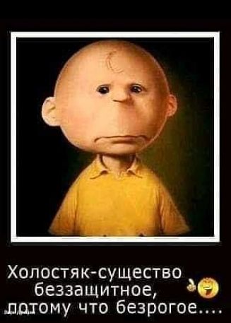Холостяк существо беззащитное 363 пшому что безрогое