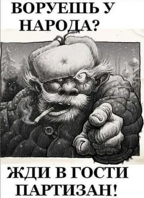 3 ВОРУЕШЬ У 3 ЖДИ В гости ПАРТИЗАН