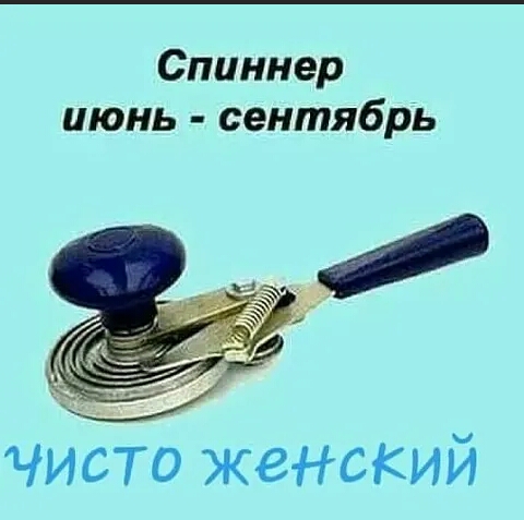 Спиннер июнь сентябрь чисто женский