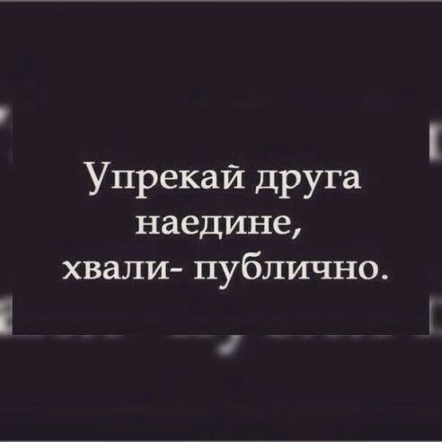 Упрекай друга наедине хвали публично 1