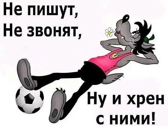 Не пишут, Не звонят, Ну и хрен с ними!