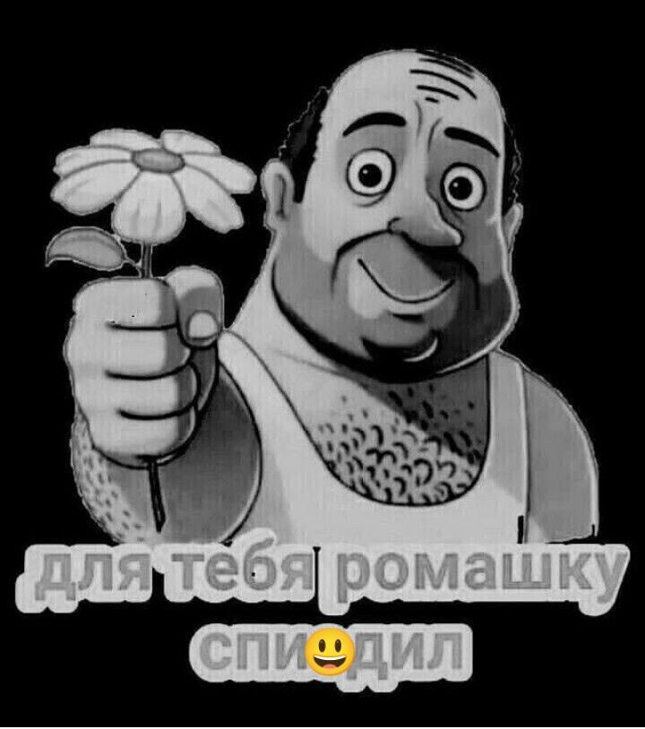 для тебя ромашку спиздил