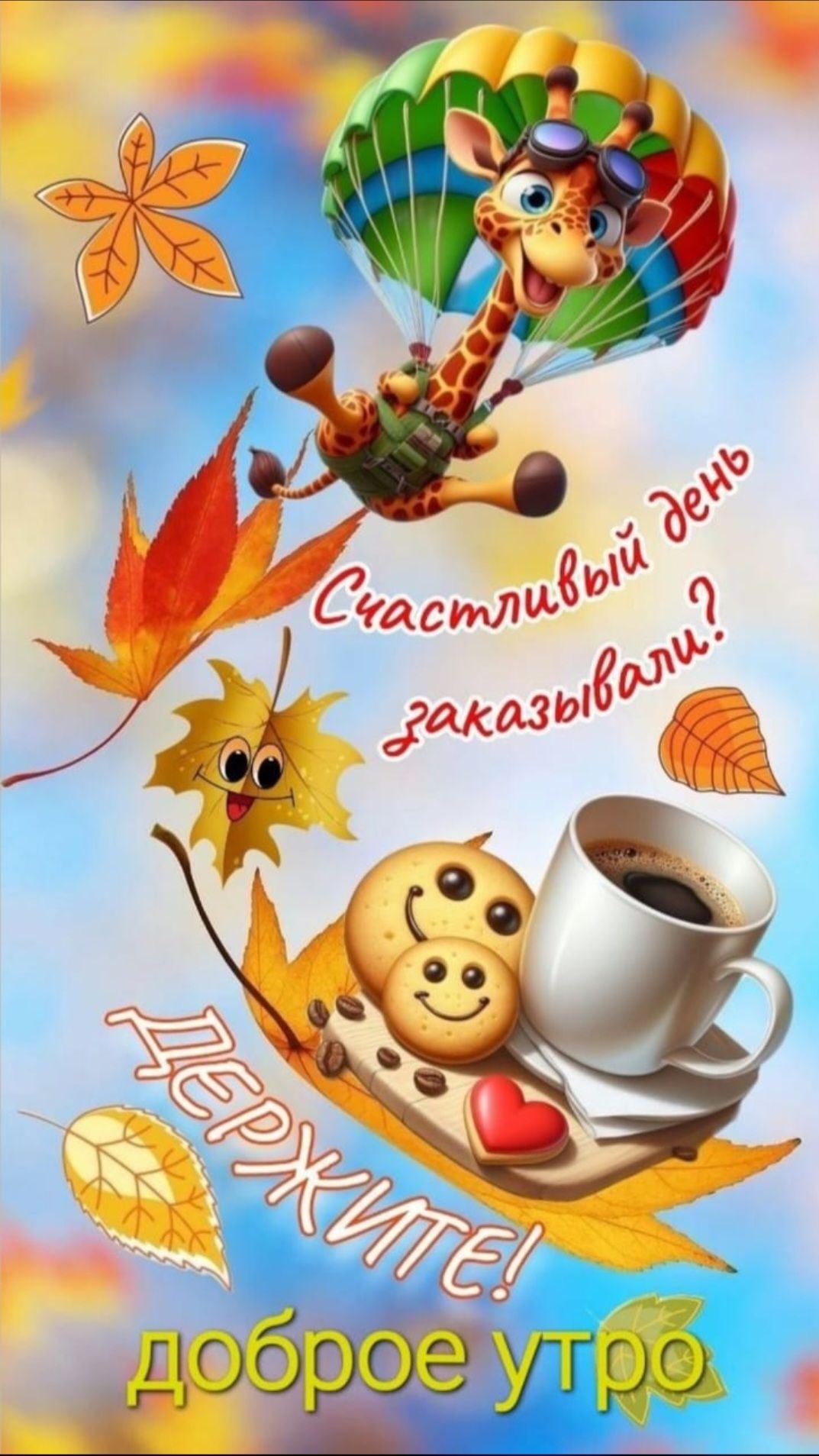 Счастливый день заказывали? Дружите! доброе утро