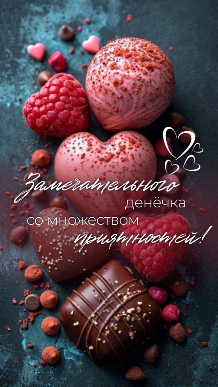 Замечательного денёчка со множеством приятностей!