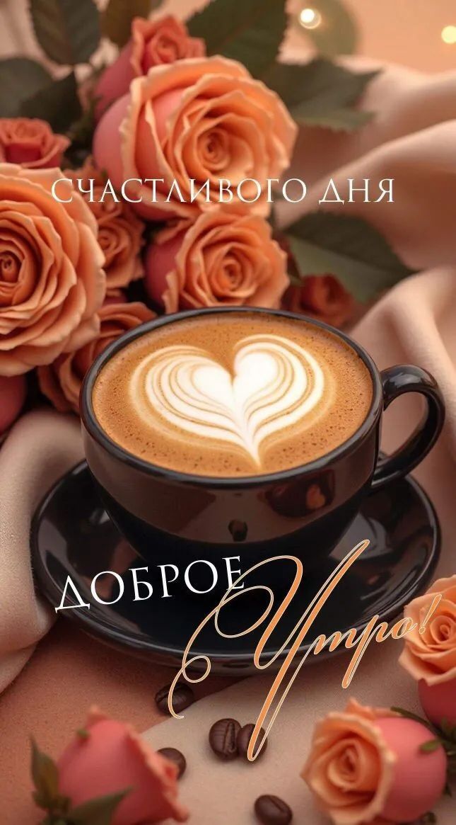 СЧАСТЛИВОГО ДНЯ\nДОБРОЕ УТРО