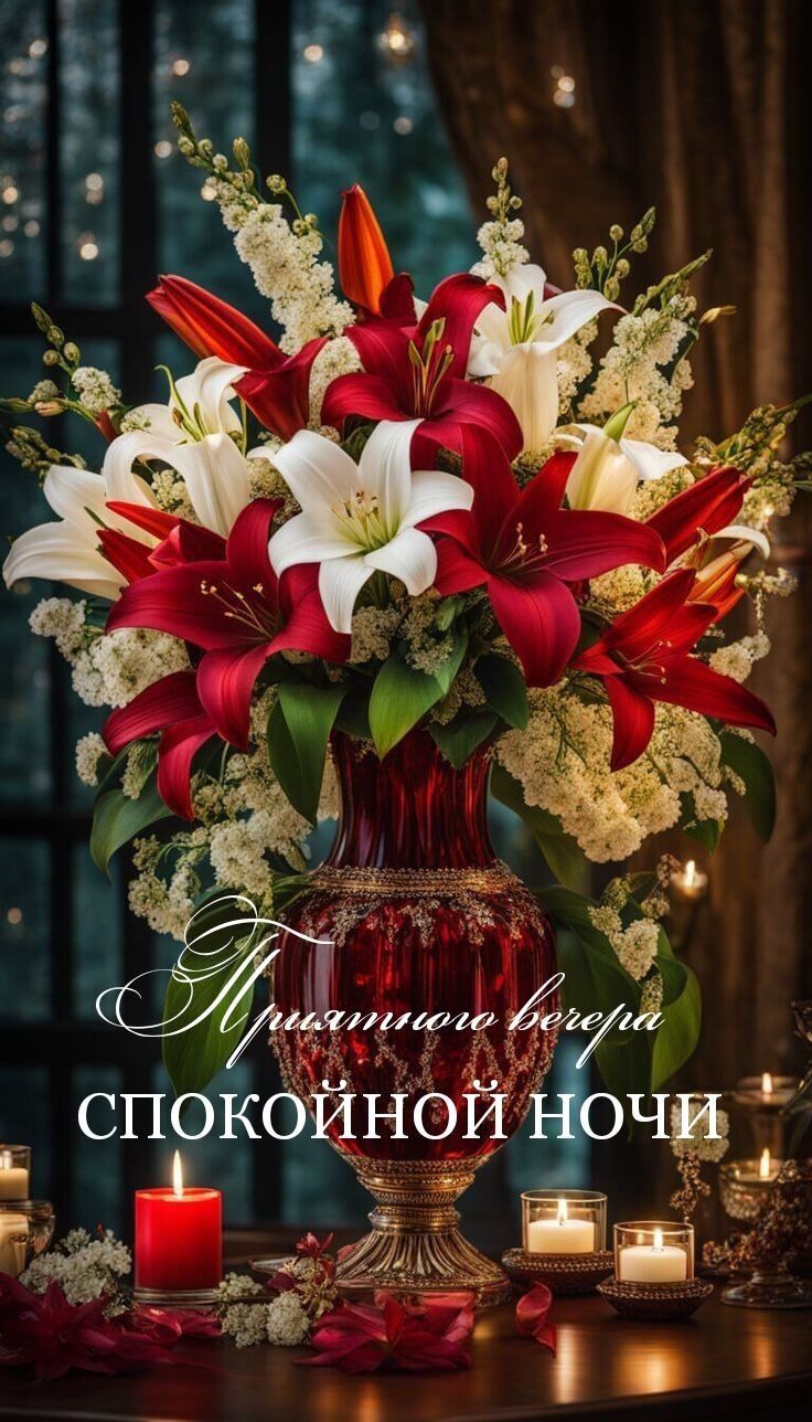 Пышного вечера
СПОКОЙНОЙ НОЧИ