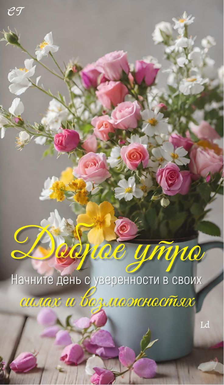 Доброе утро Начните день с уверенности в своих силах и возможностях