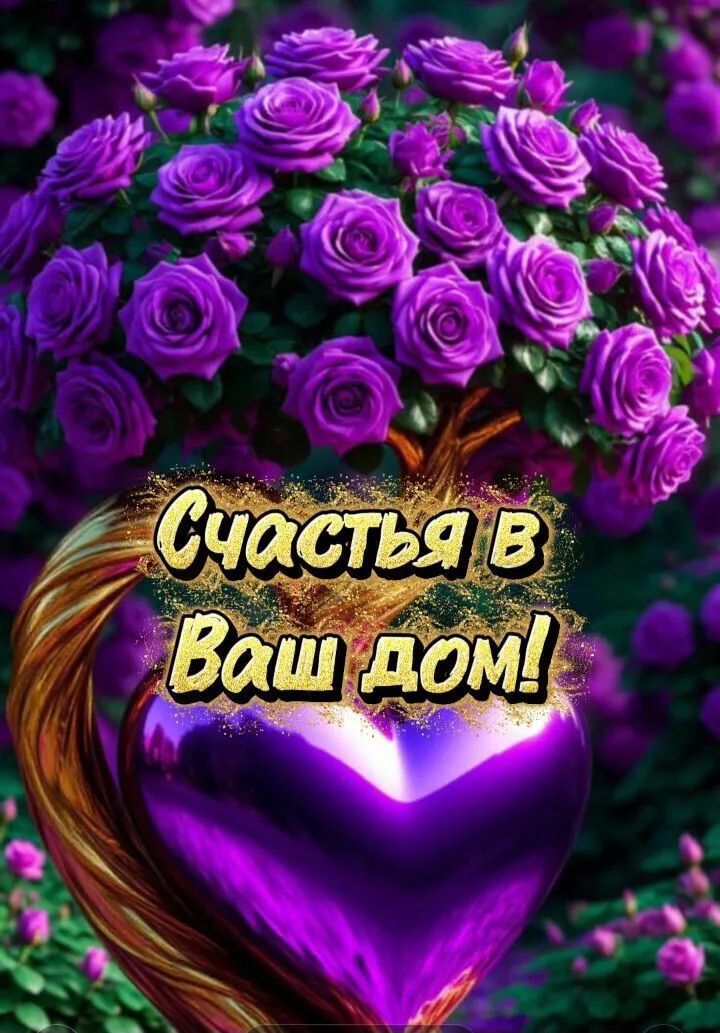 Счастья в Ваш дом!