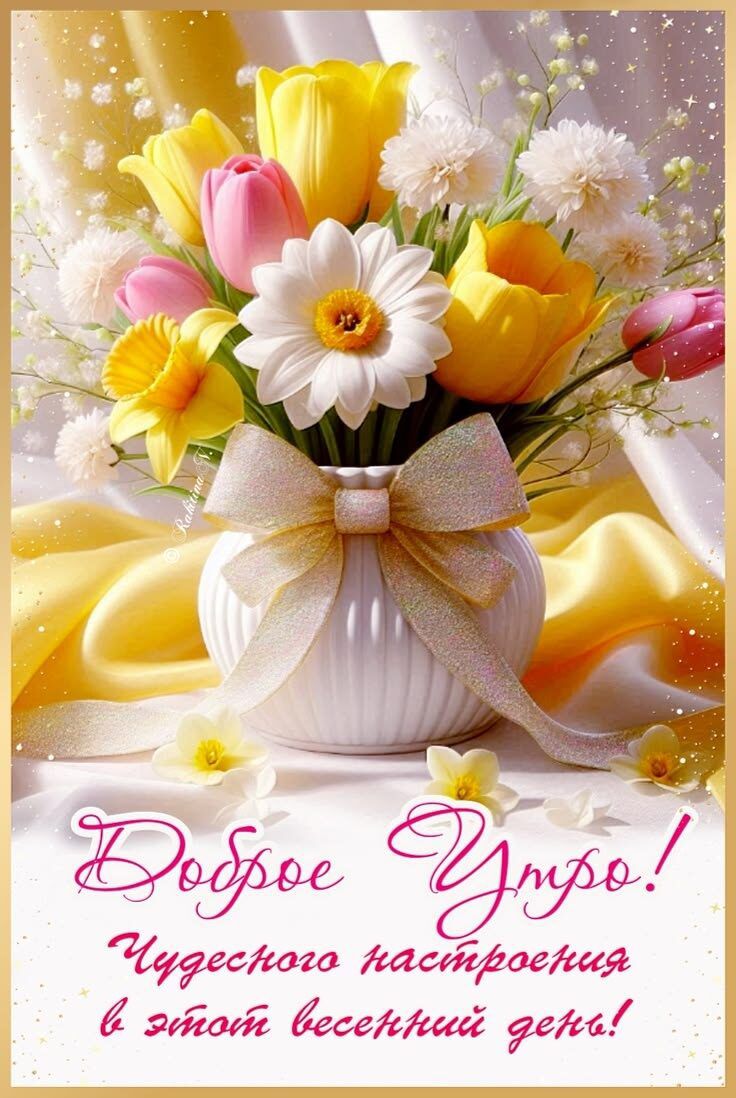 Доброе Утро! Чудесного настроения в этот весенний день!