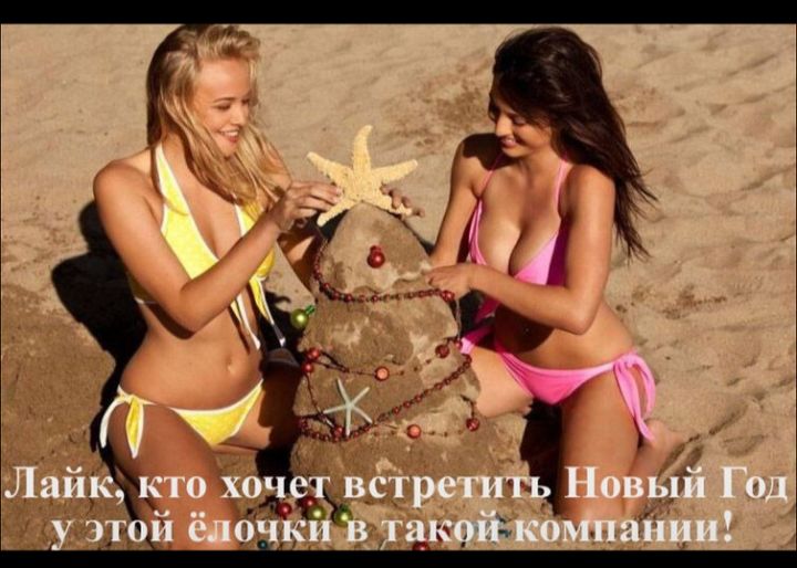 Лайк, кто хочет встретить Новый Год у этой ёлочки в такой компании!