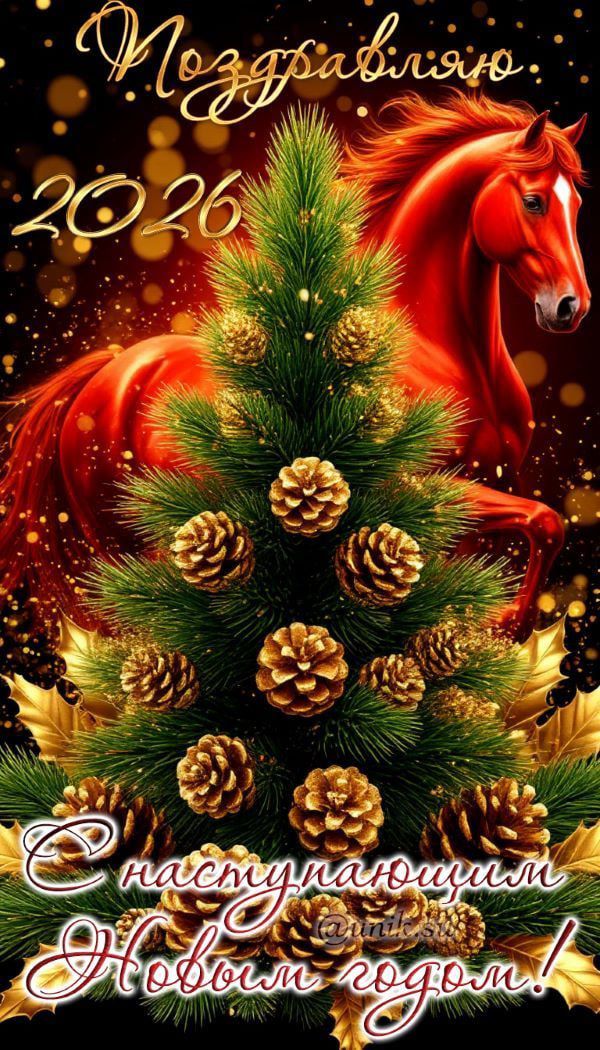 Поздравляю 2026
С наступающим Новым годом!