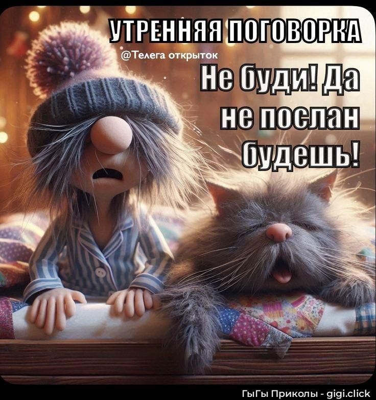 УТРЕННЯЯ ПОГОВОРКА Не буди! Да не послан будешь!