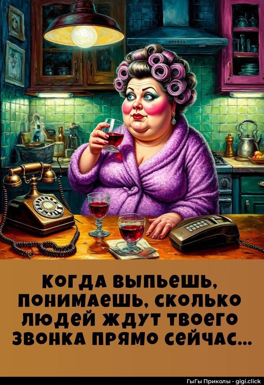 Когда выпьешь, понимаешь, сколько людей ждут твоего звонка прямо сейчас...