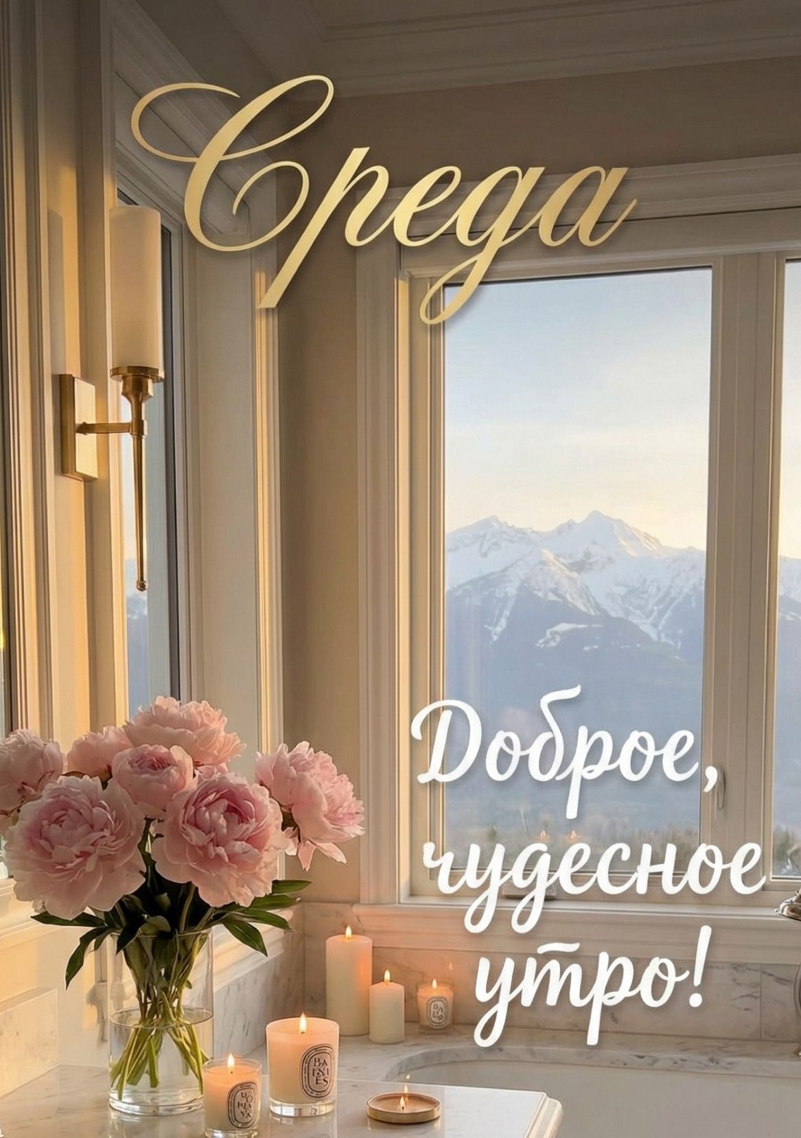 Среда\nДоброе, чудесное утро!