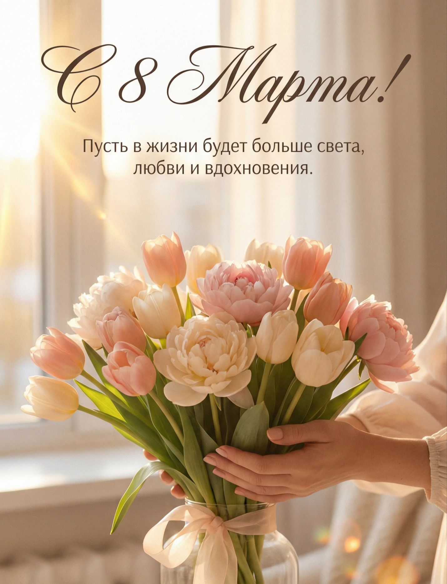 С 8 Марта! Пусть в жизни будет больше света, любви и вдохновения.