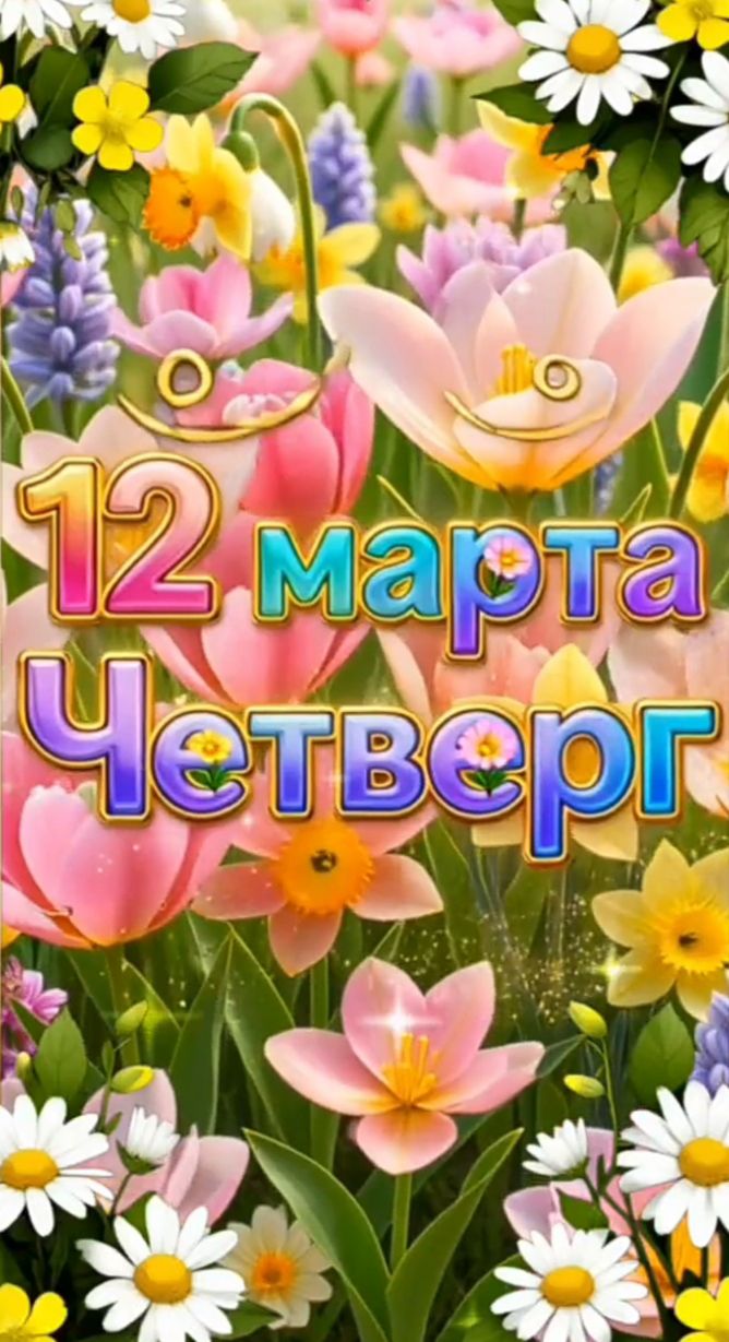12 марта Четверг