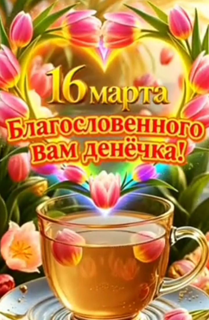 16 марта Благословенного вам денёчка!