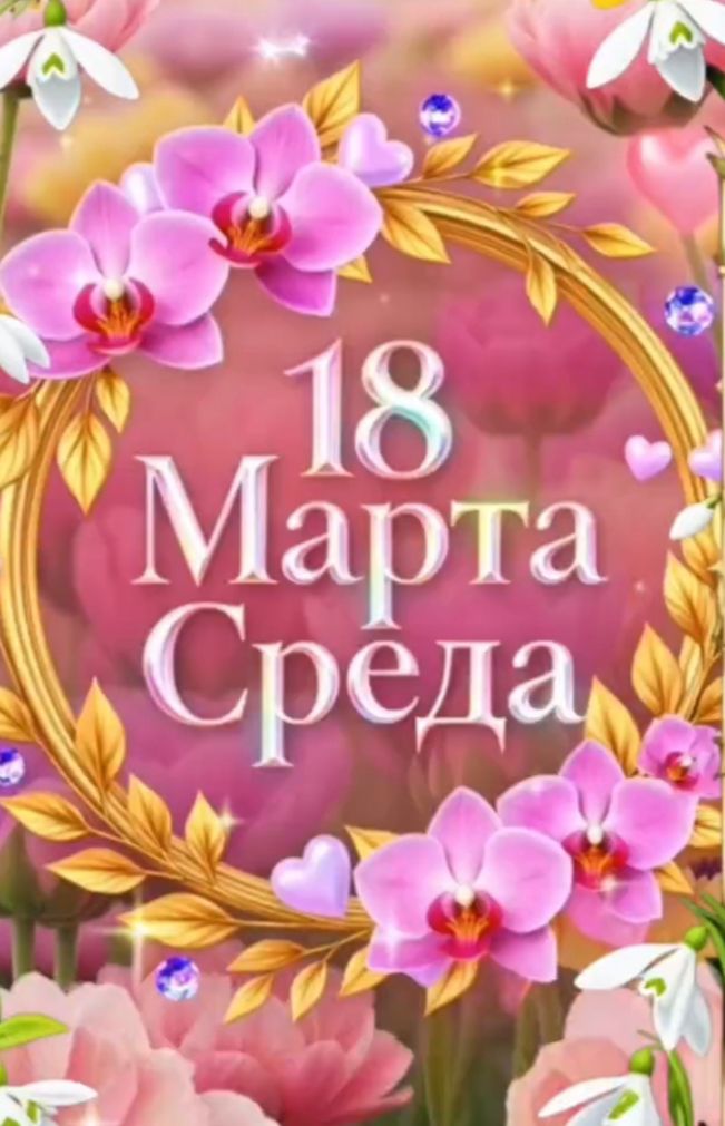 18 Марта Среда