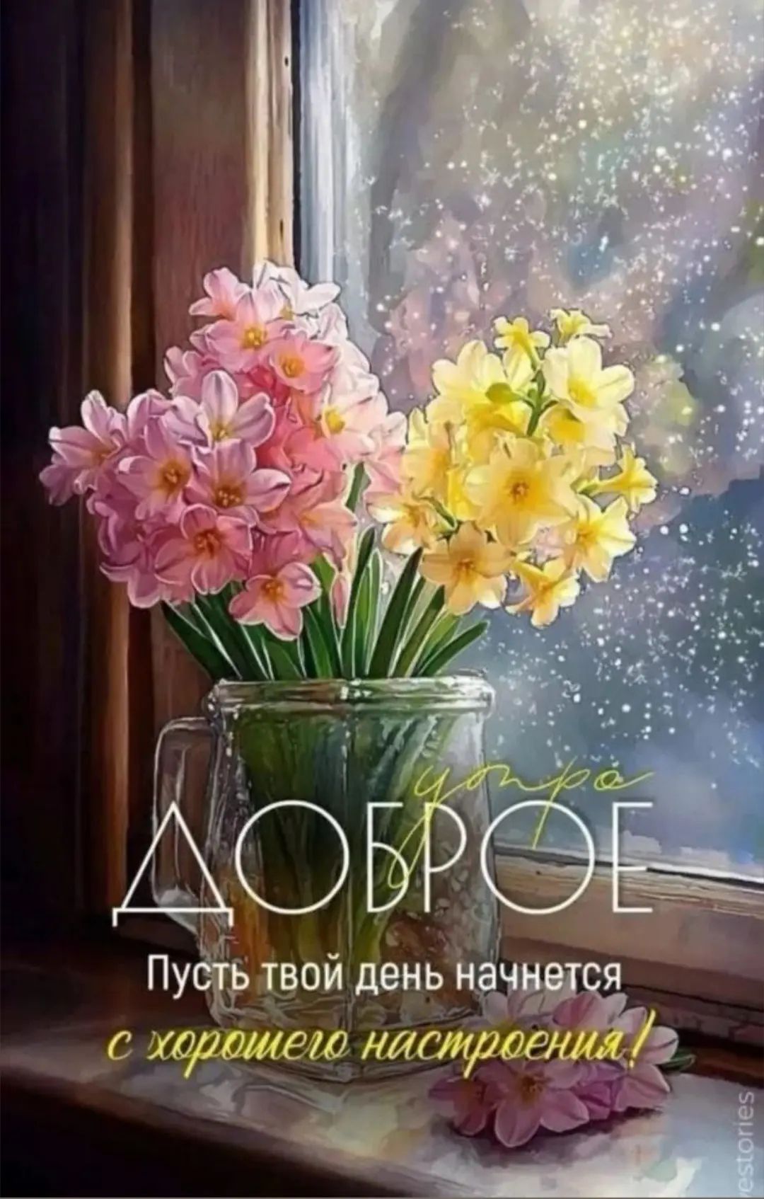 Доброе утро. Пусть твой день начнется с хорошего настроения!
