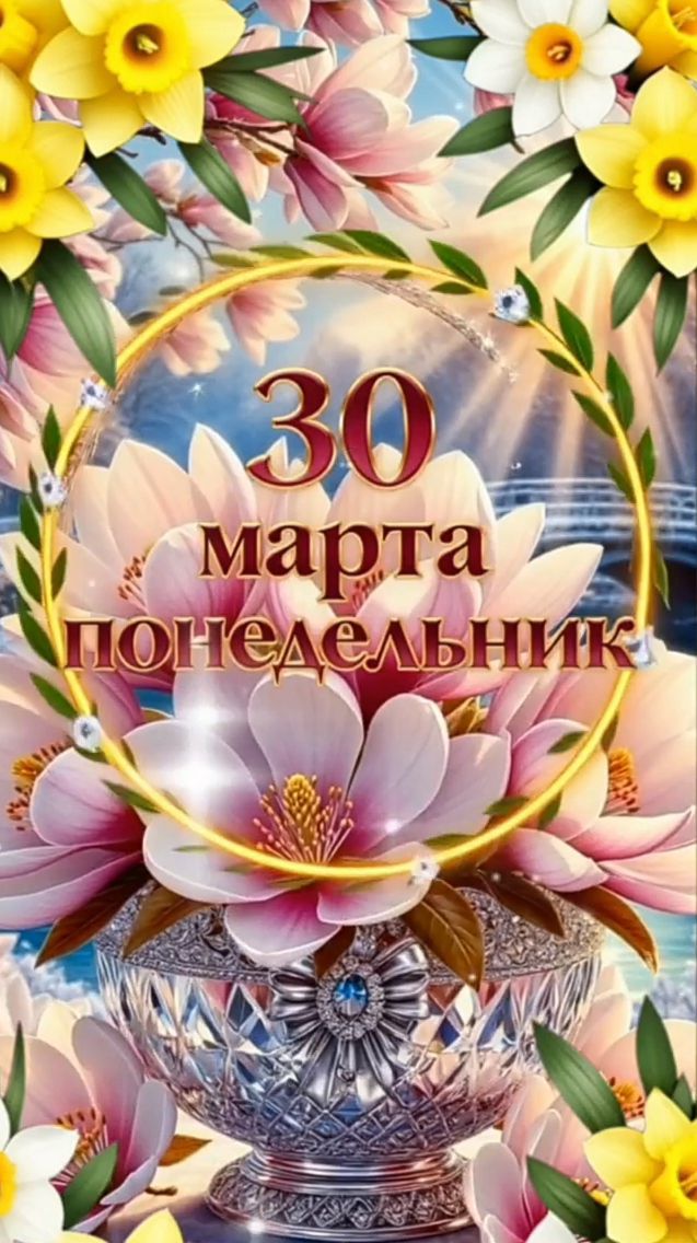 30 марта понедельник