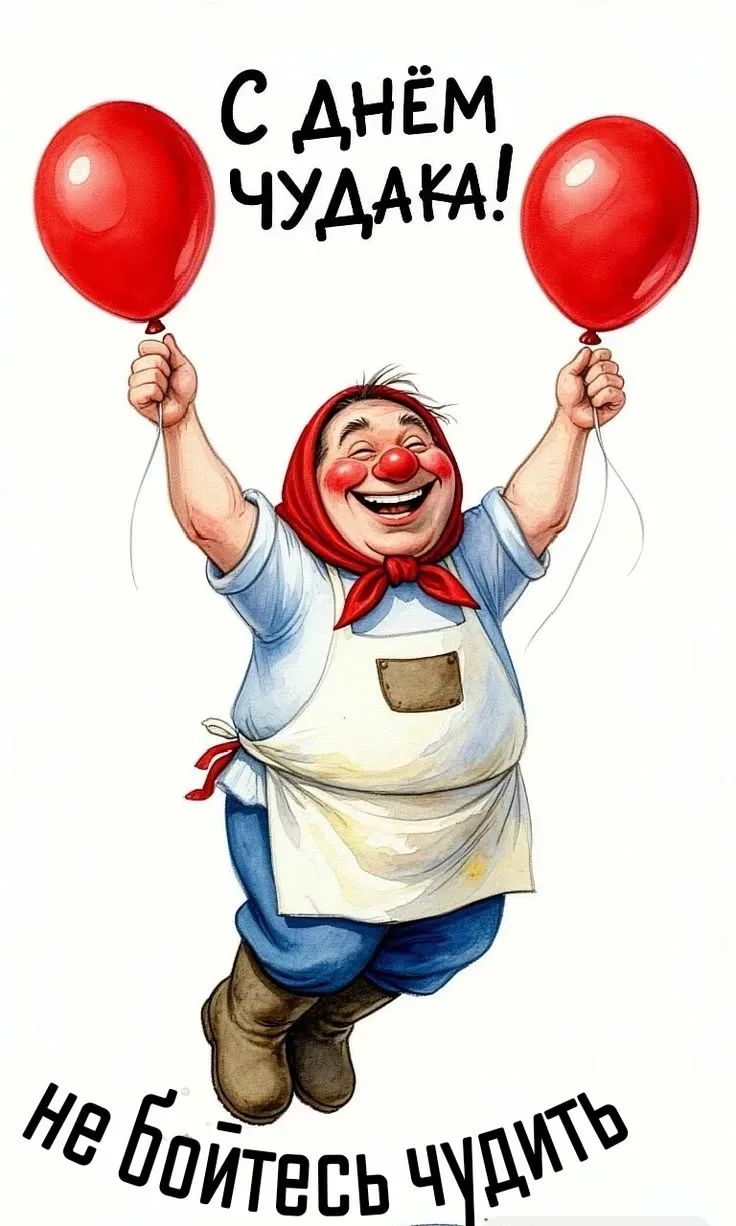 С днём чудака! не бойтесь чудить