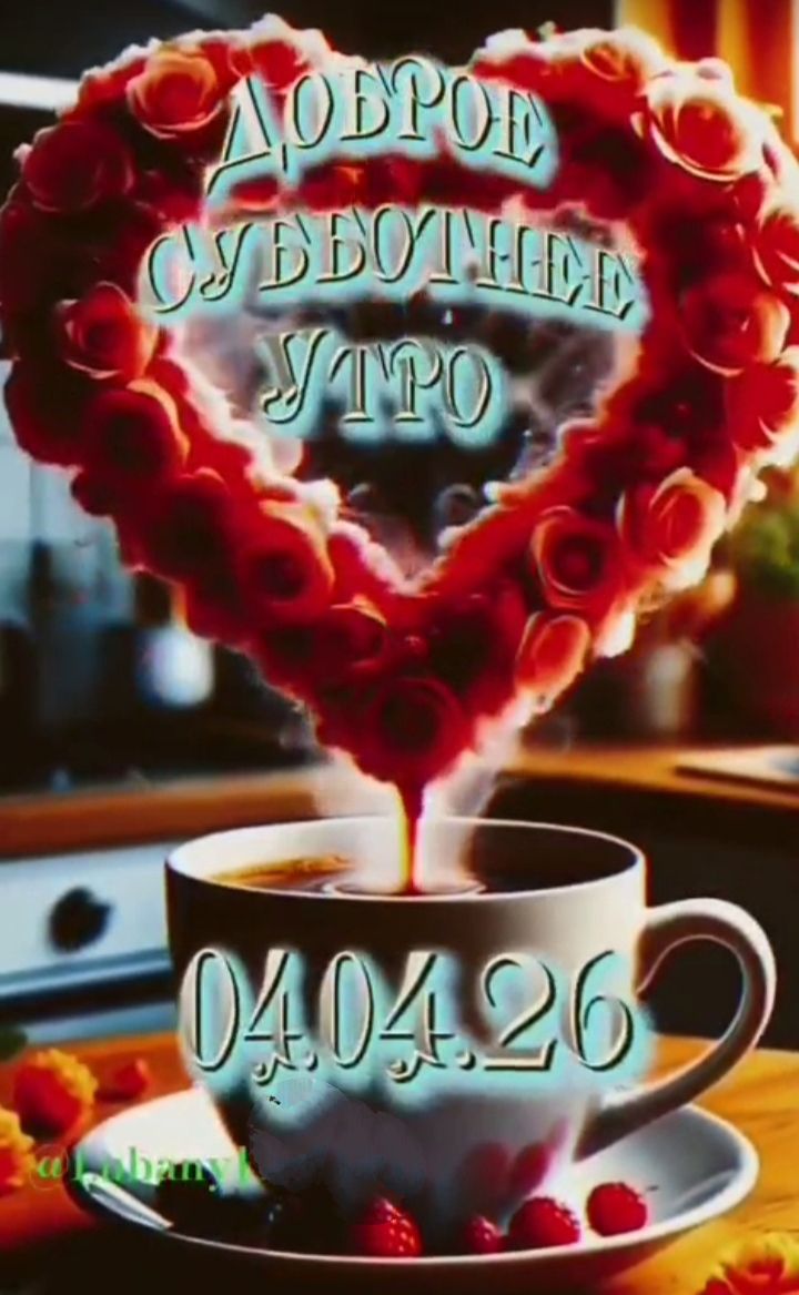 ДОБРОЕ СУББОТНЕЕ УТРО 04.04.26 @labany1