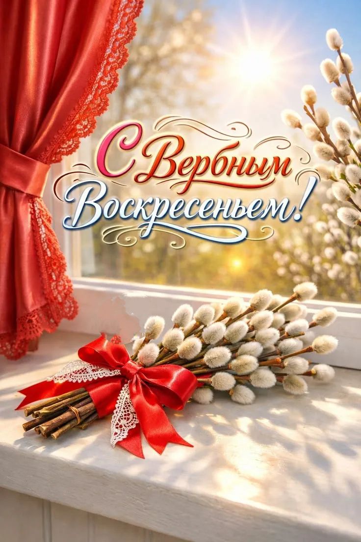 С Вербным Воскресеньем!