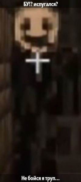 БУ!? испугался?\nНе бойся я труп...