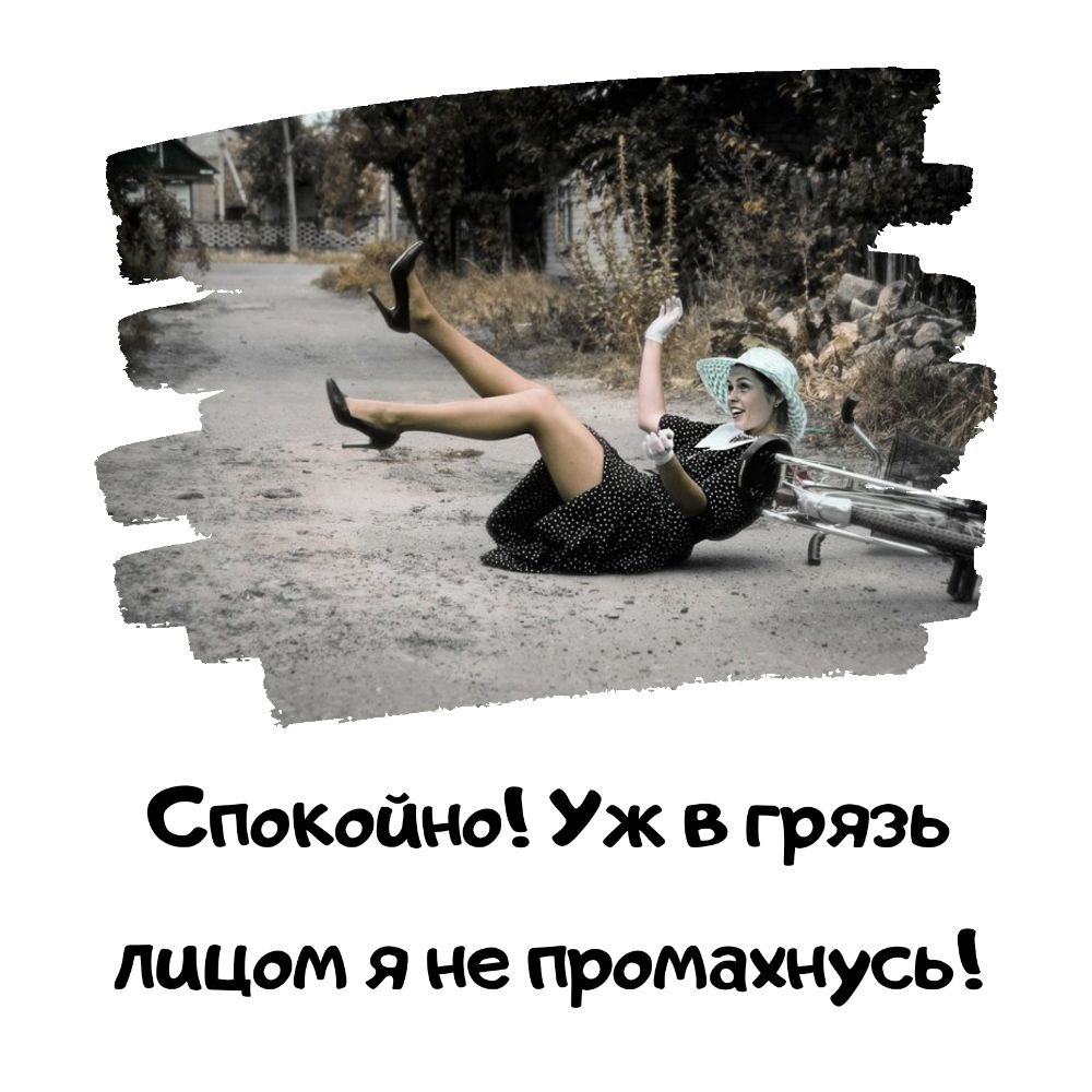 Спокойно Уж в грязь лицом я не промахнусь