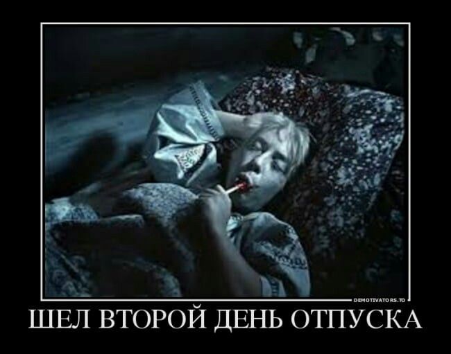 шел второй день отпуска