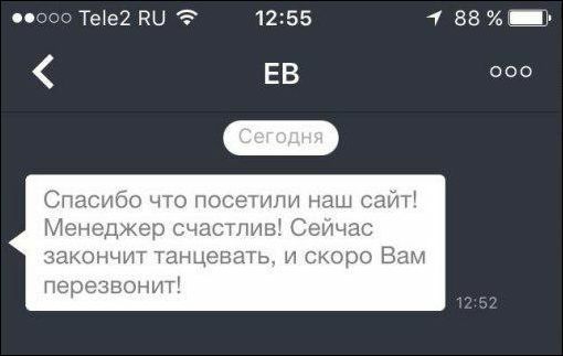 Спасибо что посетили наш сайт! Менеджер счастлив! Сейчас закончит танцевать, и скоро Вам перезвонит!