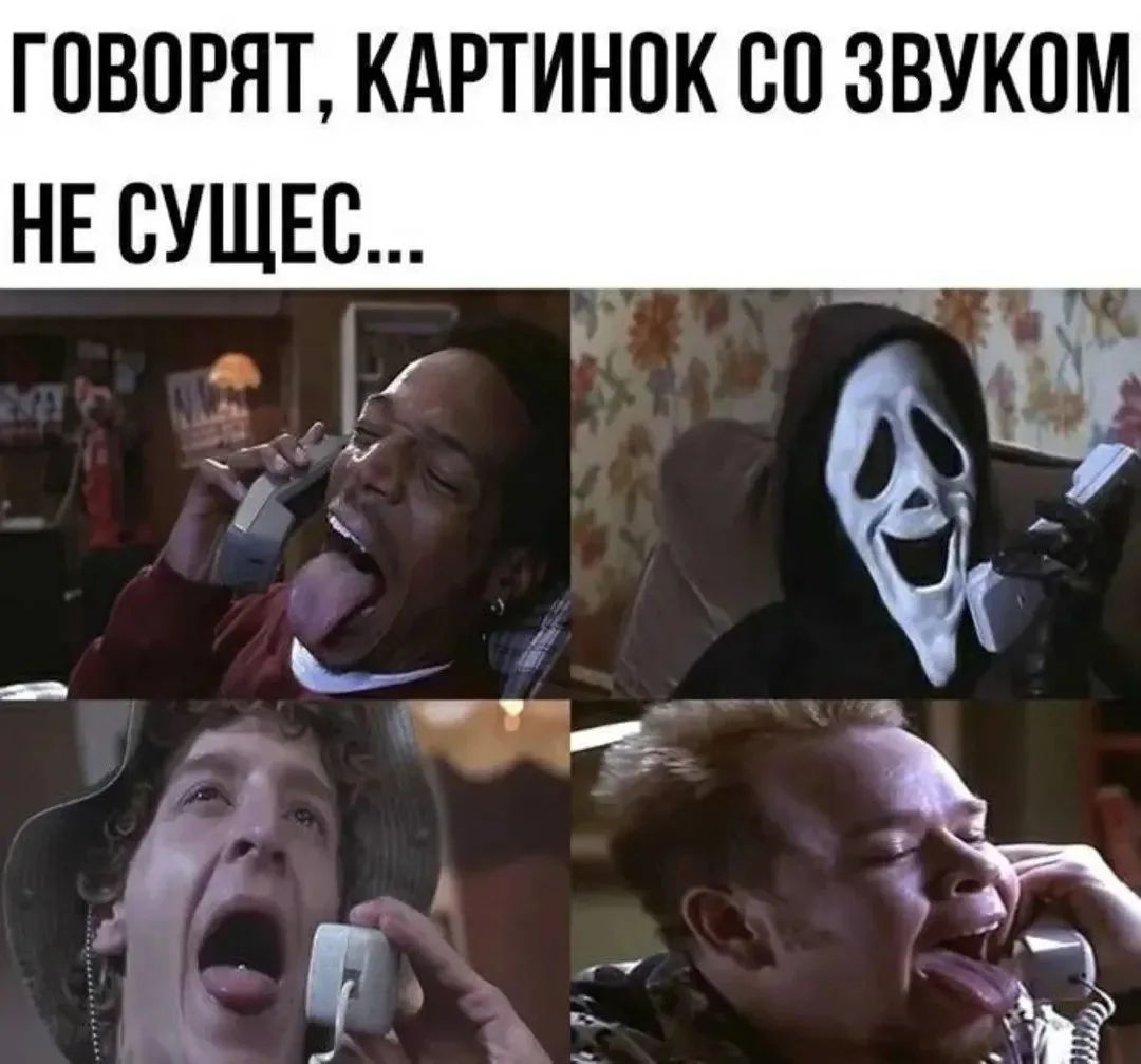 ГОВОРЯТ, КАРТИНОК СО ЗВУКОМ НЕ СУЩЕСТ...