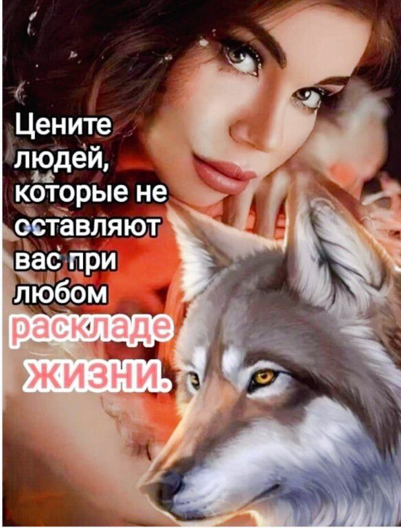Цените людей, которые не оставляют вас при любом раскладе жизни.