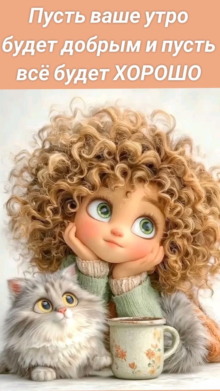 Пусть ваше утро будет добрым и пусть всё будет ХОРОШО