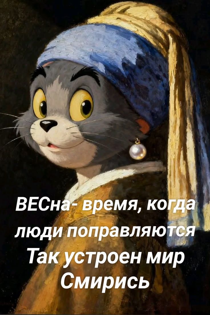 Весна - время, когда люди поправляются. Так устроен мир. Смирись.