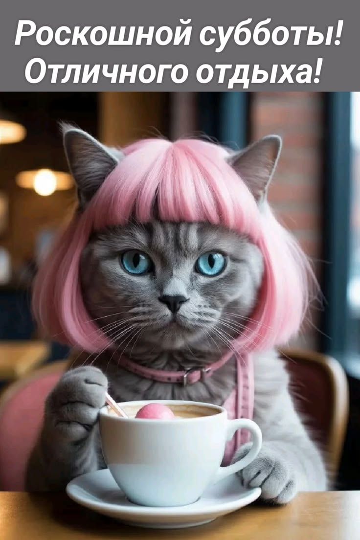 Роскошной субботы! Отличного отдыха!