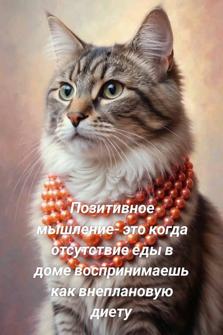 Позитивное мышление - это когда отсутствие еды в доме воспринимаешь как внеплановую диету