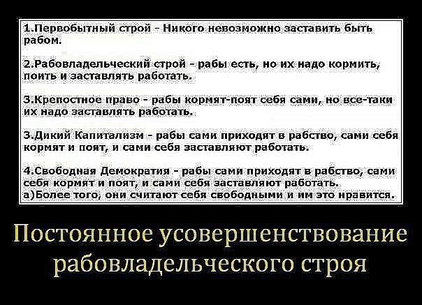 Постоянное УСОВВРШЕНСТВОВЗНИЕ рабОВЛЗДЁЛЬЧЭСКОГО СТрОЯ