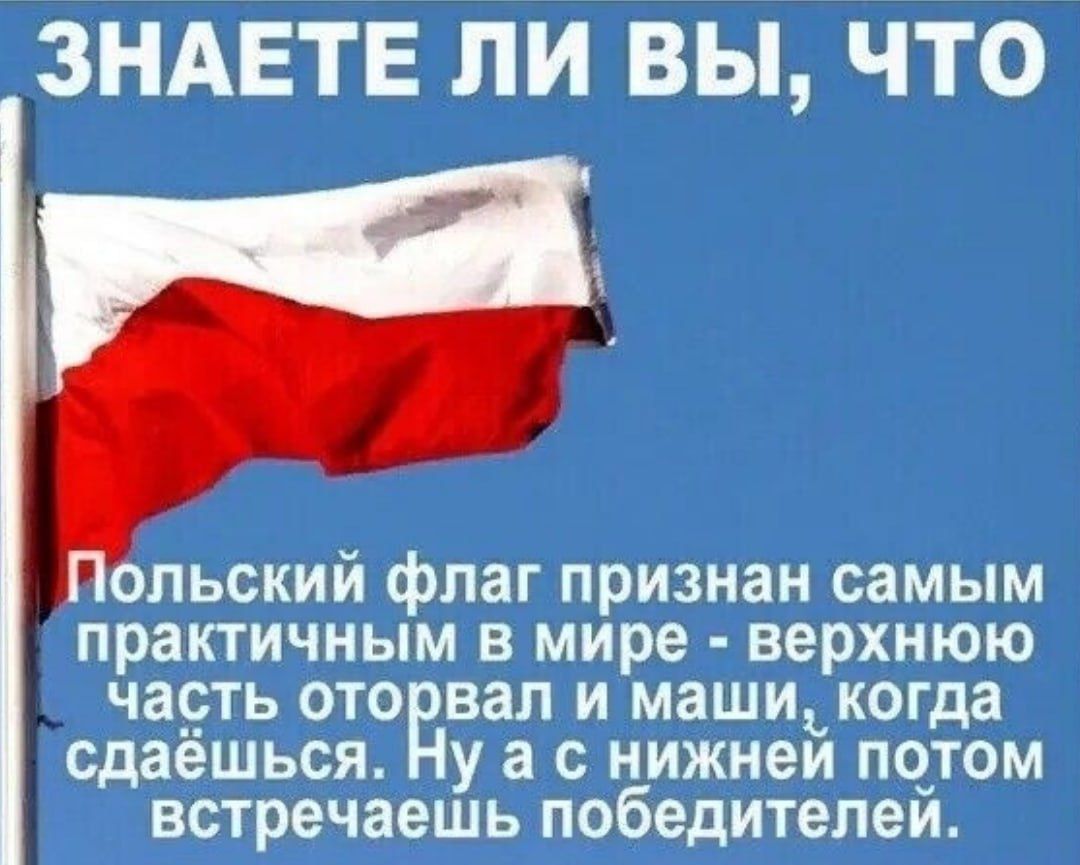 ЗНАЕТЕ ЛИ ВЫ ЧТО ольский флаг признан самым практичным в мире верхнюю чарть ото вап и машиькогда сдаешься у а с нижнеи подом встречаешь победителем