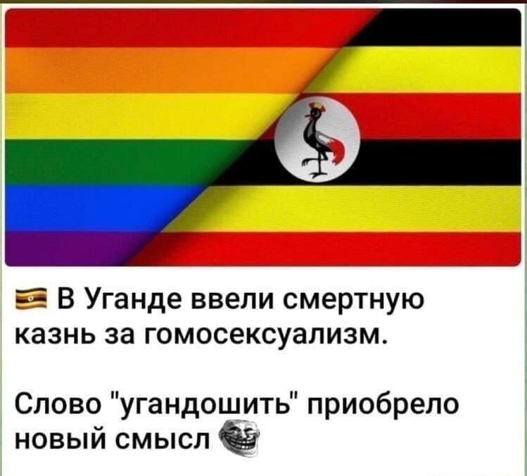 Её В Уганде ввели смертную казнь за гомосексуализм Слово угандошить приобрело новый смысл